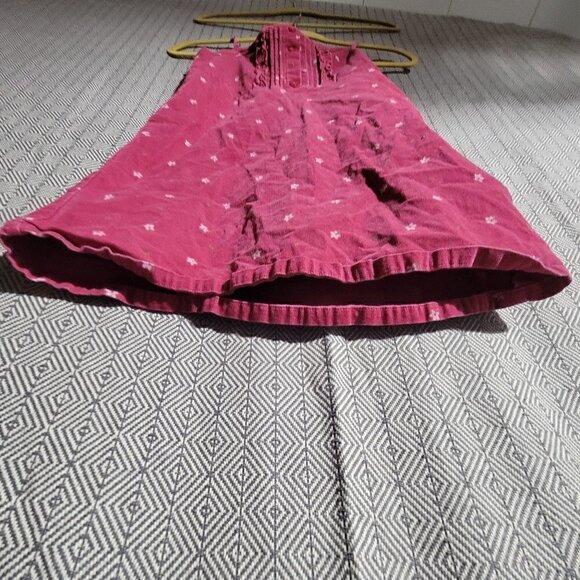 Gap Kids Girl's Ruffles With Heart Buttons White Flowers Soft Dress Size M(7-8) - Picture 7 of 8